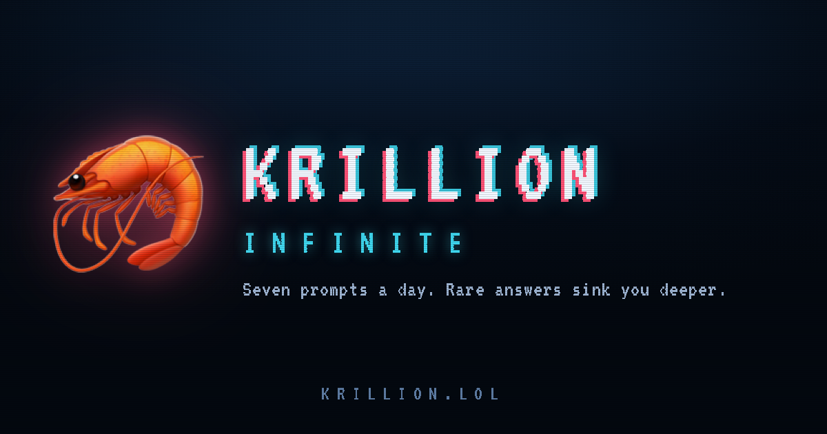 Play Krillion, the Free Daily Word Game